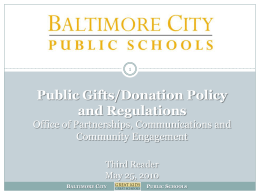 Baltimore City Public Schools