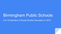 SocialStudiesCAT - home - Birmingham Public Schools
