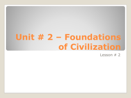 Foundations - Lesson # 2 - Distribution of Power.ppt