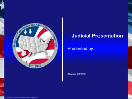 ICAOS Legal Presentation - Interstate Commission for Adult