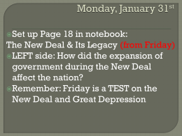 American History New Deal
