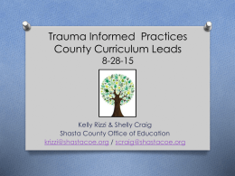 Trauma Informed Teaching Grand Oaks School 10-22-14