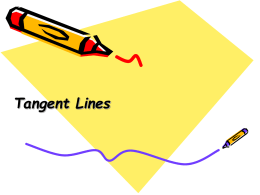 Tangent Lines Determine whether each segment is tangent to the