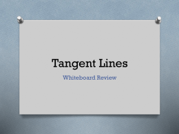 Whiteboards.TangentLines