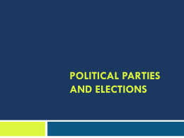 04. Political Parties and Elections