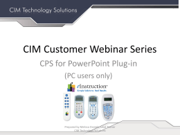 CPS for PowerPoint Plug-in