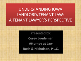 Rental Agreements and Tenant Rights