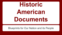 Historic American Documents