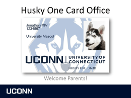Functions of the Husky One Card