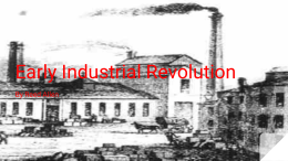 Early Industrial Revolution
