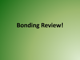 Ionic Bonding2016