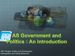 What is Politics? - Learn @ Coleg Gwent