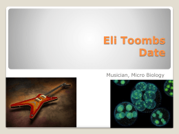 Comparing Two Occupations PPT - Eli Toombs` Senior Project