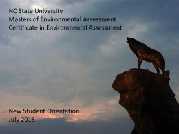 PPT - Environmental Assessment Online