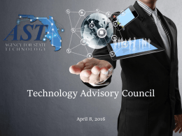 Presentation - Agency for State Technology