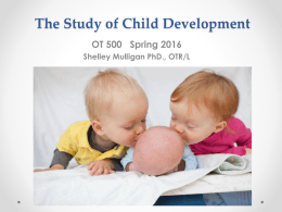 The Study of Child Development