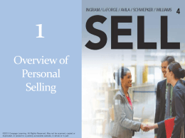 Overview of Selling
