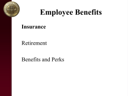 Insurance and Benefits and Retirement