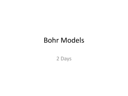 Bohr Models - Pearland ISD