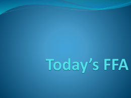 FFA Today PPT File