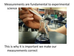 intro to chem 1 Measurement