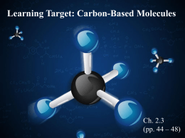 Learning Target: Carbon