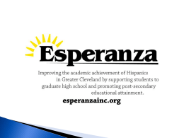 Esperanza-Naviance and SchoolNet