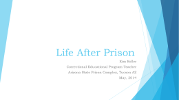 Life After Prison - Arizona Correctional Educators