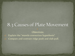 8.3 Causes of Plate Movement