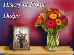 Basic Floral Design History