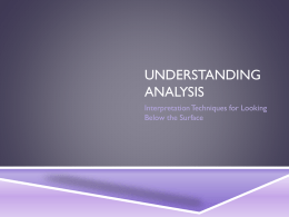 PPT Understanding Analysis
