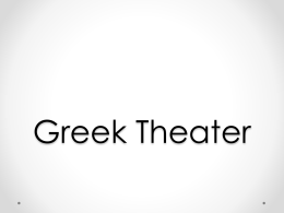 Greek Theater - Glasgow Independent Schools