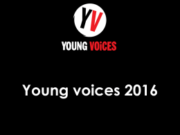 Young Voices powerpoint - Carr Mill Primary School
