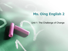 E2_Daily_Unit1 - Flipped Out Teaching