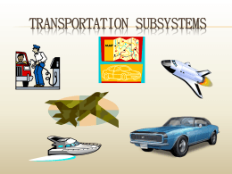 Transportation Subsystems