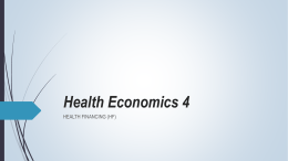 Health Economics 4