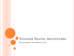 Voyager Travel Adventures