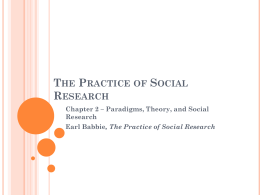 The Practice of Social Research - BLCU-Research