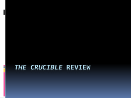 The Crucible review