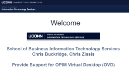 OPIM Virtual Desktop - MS in Business Analytics and Project