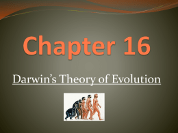 116 ch 16 HONBIO darwin species vary