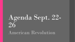 Week 5 Agenda- Sept_ 21 to 25