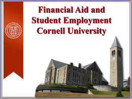Cornell-Days-Web-Slides - Financial Aid