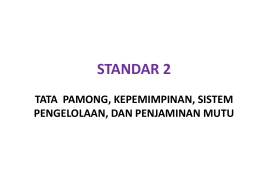 standar 2 - Fakultas Sastra UM