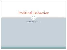 Political Behavior