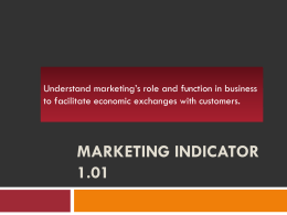 7 functions of Marketing!