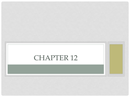 Chapter 5 Section 1