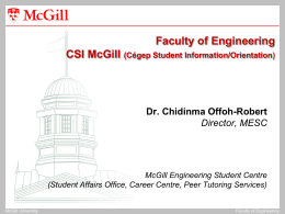 McGill Faculty of Engineering