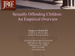 JRC_Presentation_on_Sexually_Offending_Children
