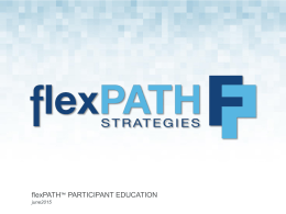 Target Date Funds - flexPATH Strategies